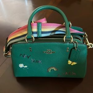 Coach Diary Embroidered Bag